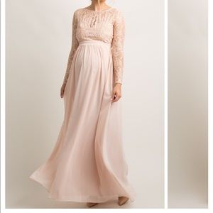 Pink Blush Light pink maternity dress